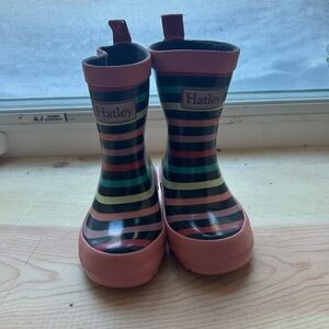 Hatley Kids Multicolor Striped Rain Boots